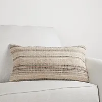 Belgravo Beige Lumbar Accent Pillow