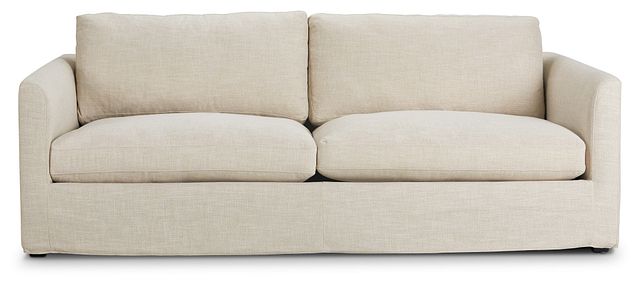 Willow 89" Light Beige Fabric Sofa