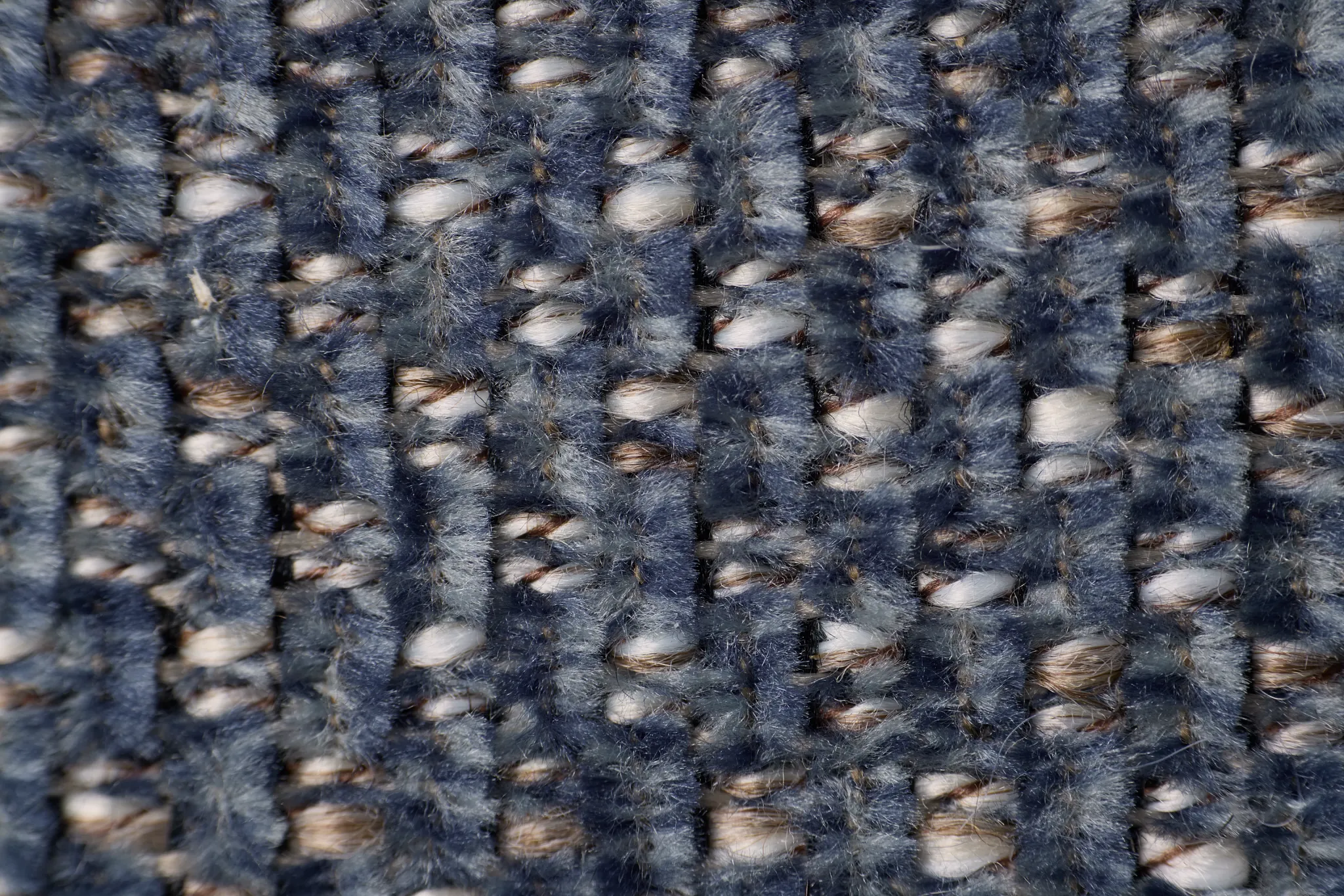 Walker Blue Fabric Reclining Sofa