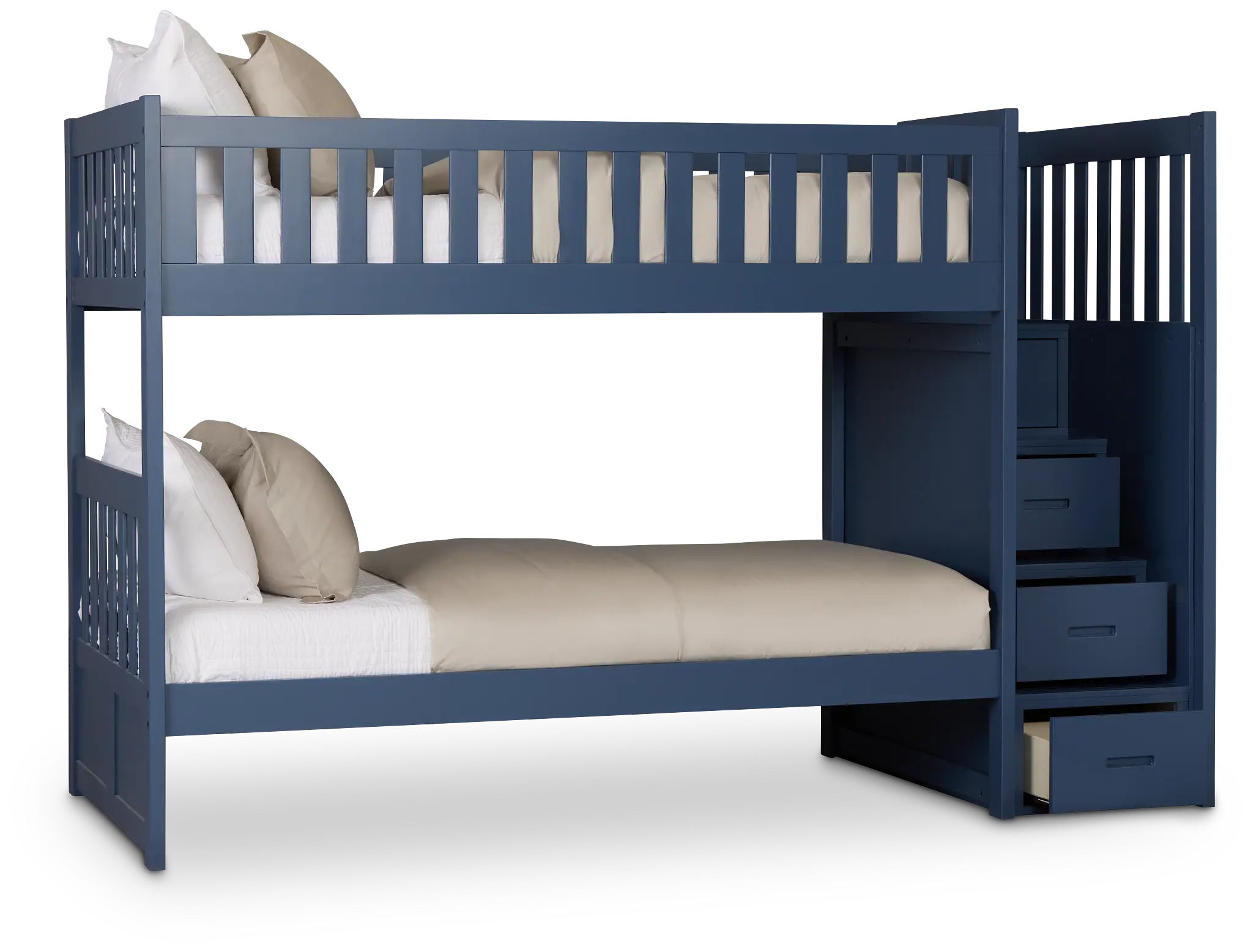 Charleston Dark Blue Step Bunk Bed Charleston Dark Blue Step Bunk Bed
