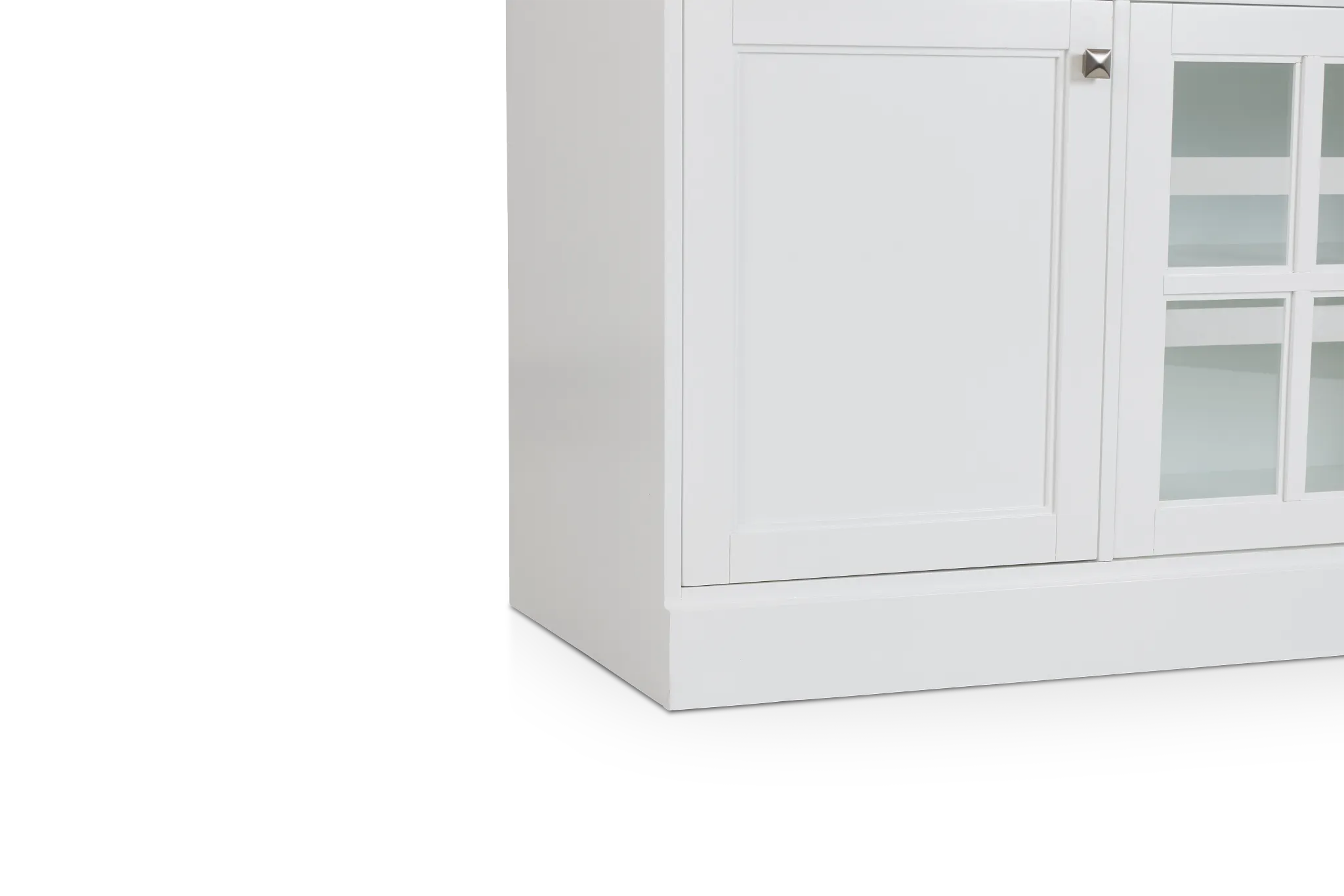 Newport White 76" Tv Stand