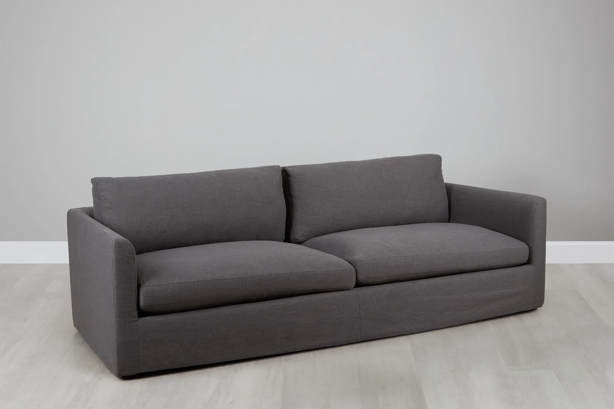 Willow 102" Gray Fabric Sofa