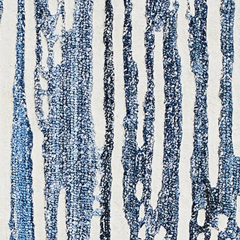 BLUE Lykon Blue 5x8 Area Rug