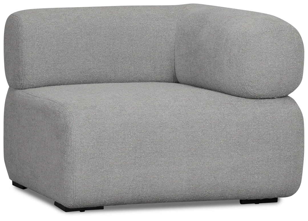 Celeste Light Gray Fabric Right Chair Celeste Light Gray Fabric Right Chair