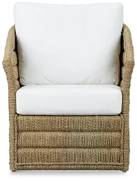 Torren Brown Woven Accent Chair