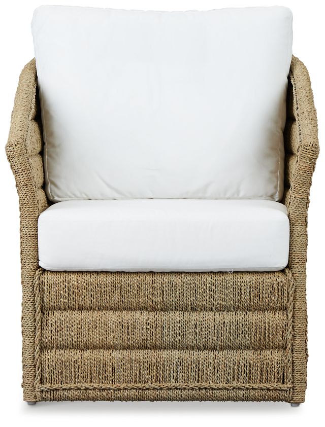 Torren Brown Woven Accent Chair