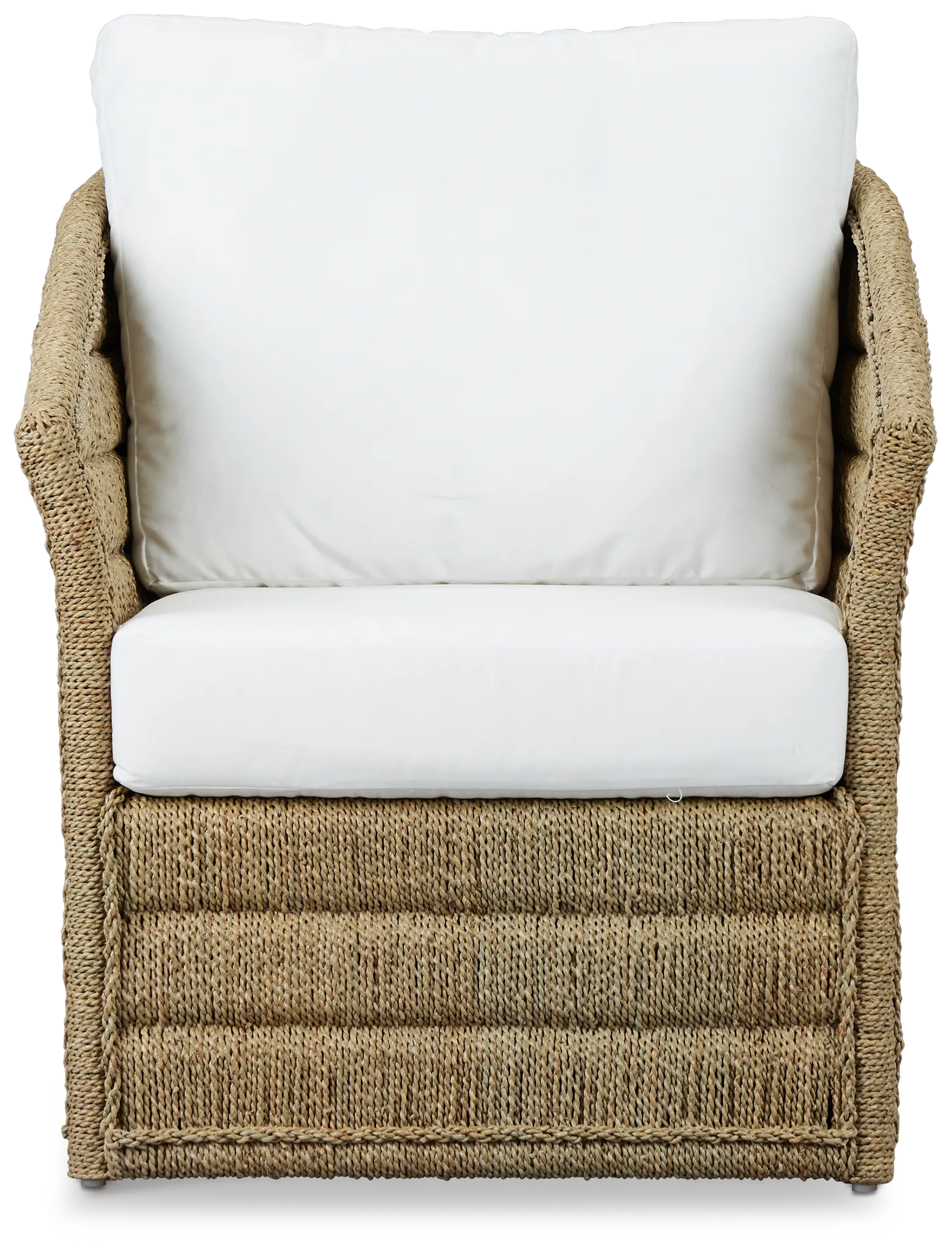 Torren Brown Woven Accent Chair