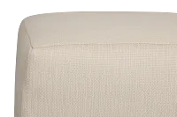 Rhodes Beige Fabric Ottoman