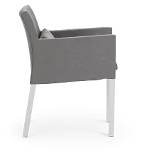 Lisbon Gray Cushioned Chair