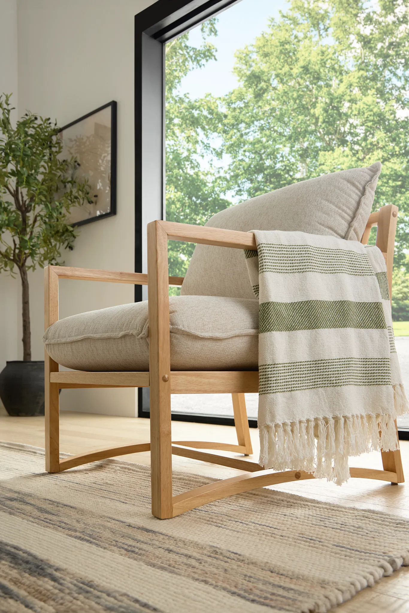 Kento Ivory Accent Chair