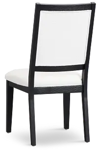 Alden Black Upholstered Side Chair