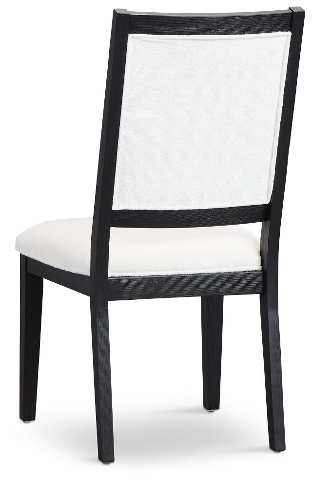 Alden Black Upholstered Side Chair