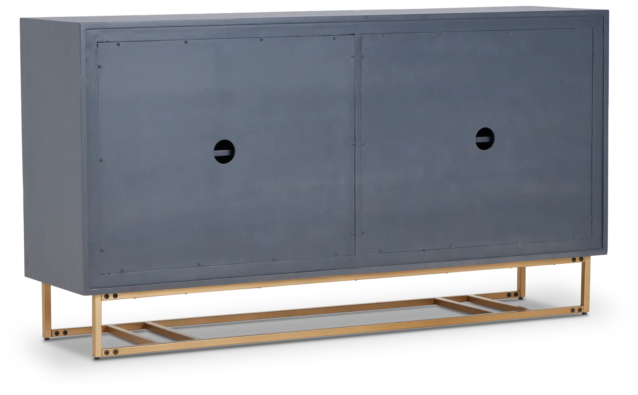 Nola Gray Four-door Cabinet Nola Gray Four-door Cabinet