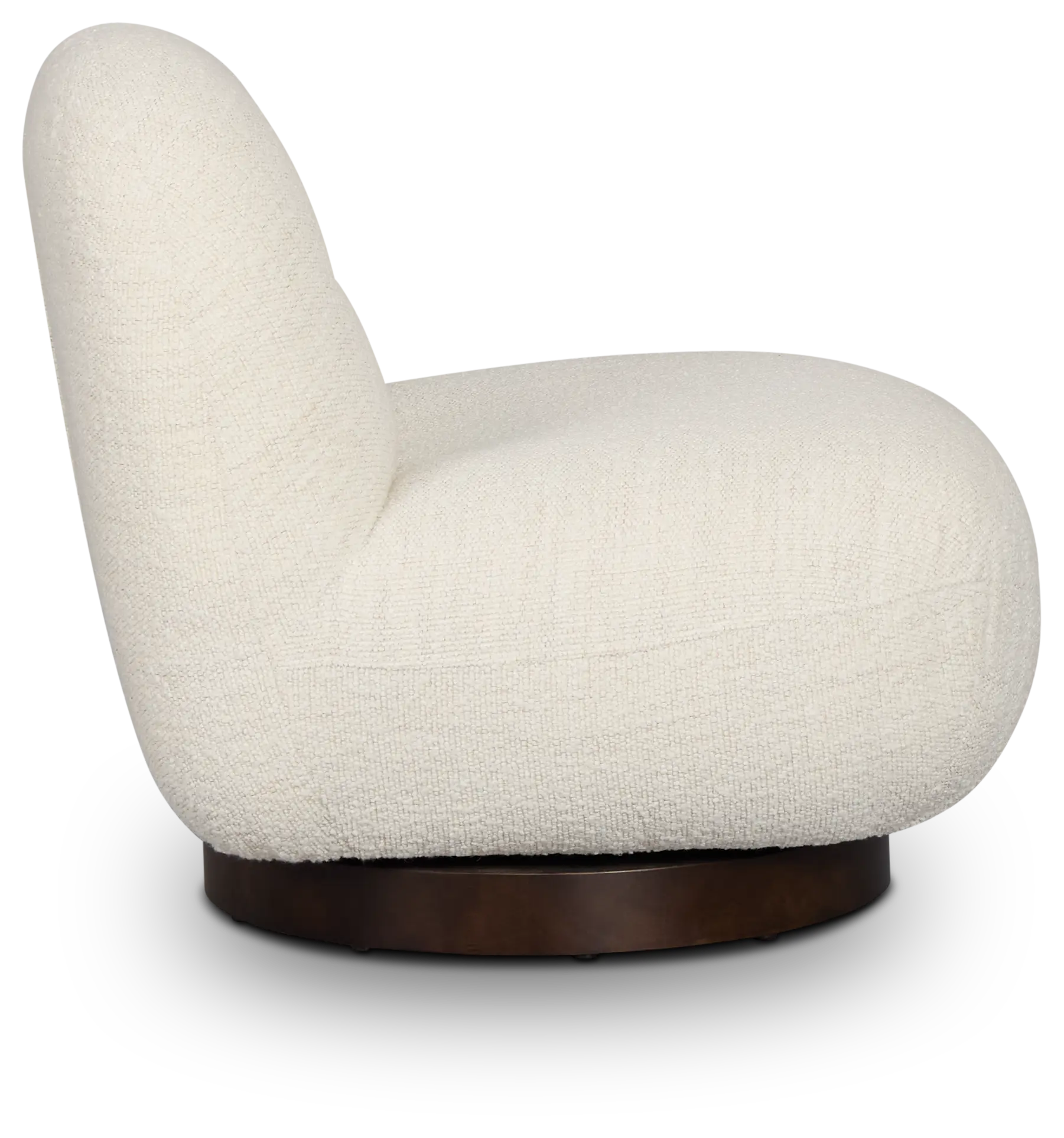 Aaliyah White Fabric Swivel Accent Chair Aaliyah White Fabric Swivel Accent Chair