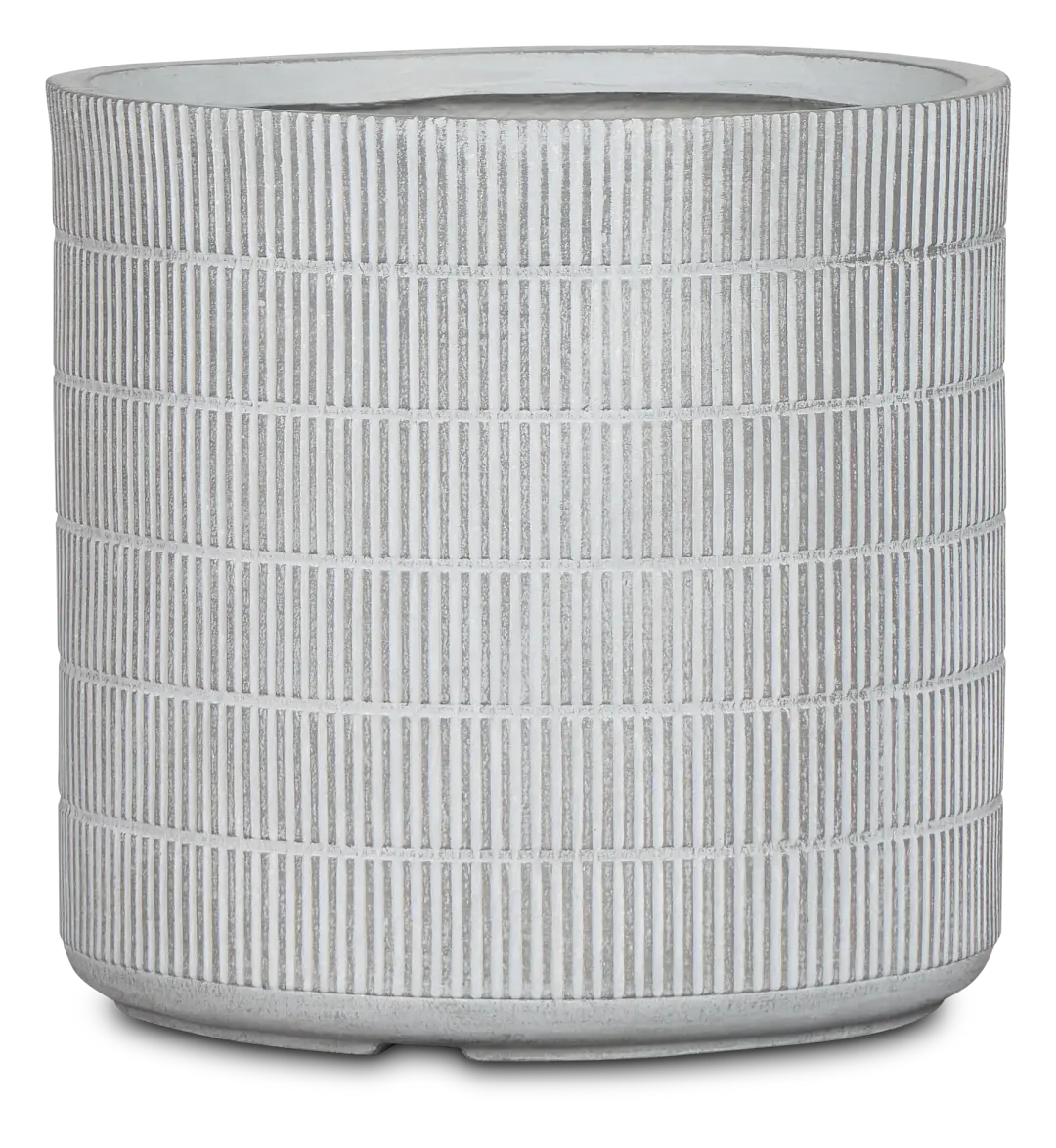 Lilani Light Gray Medium Planter Lilani Light Gray Medium Planter