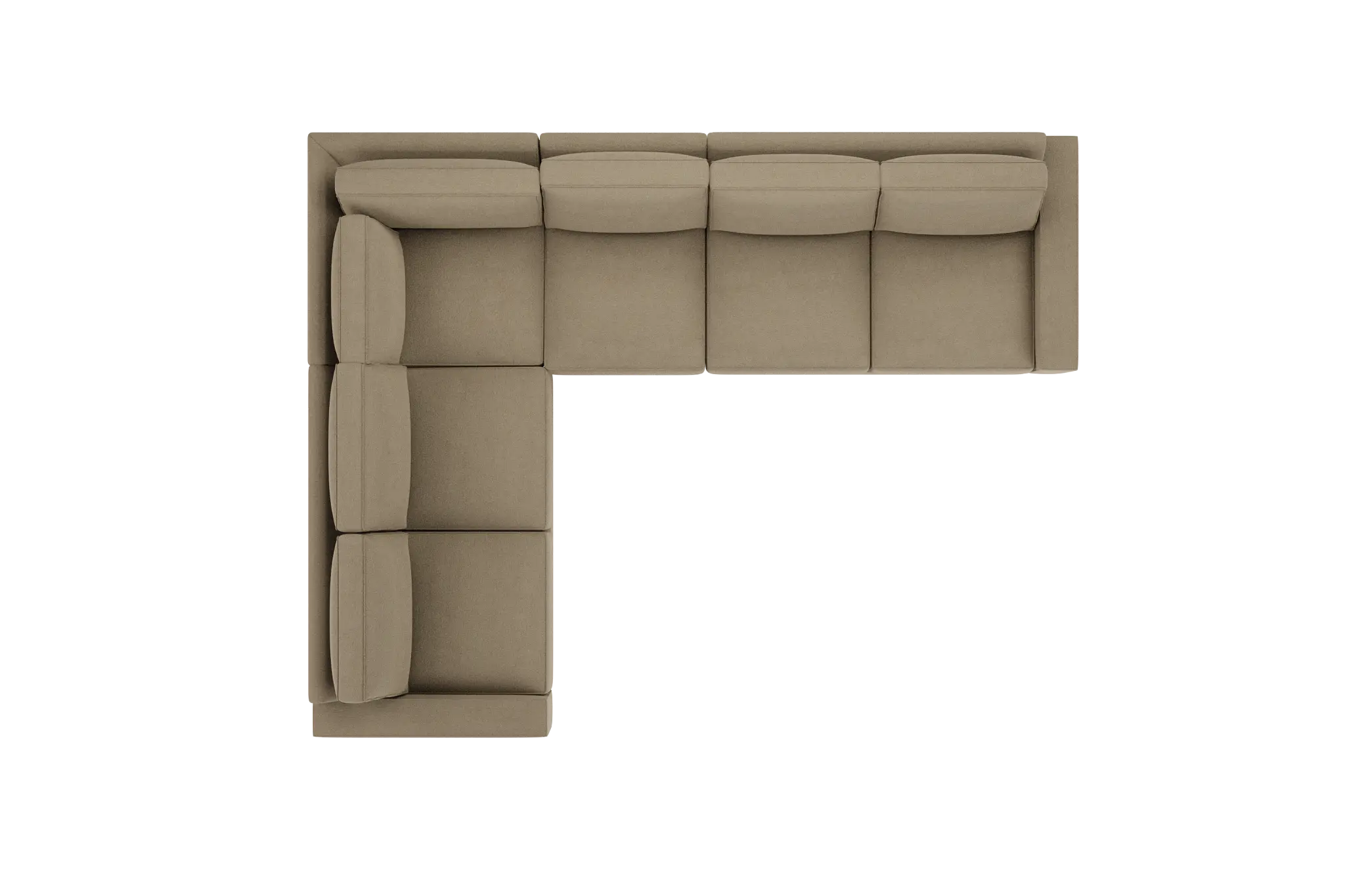 Edgewater Elite Taupe Medium Two-arm Sectional Edgewater Elite Taupe Medium Two-arm Sectional