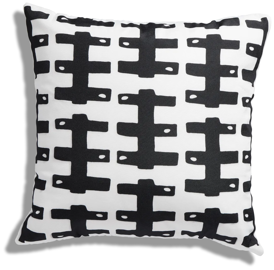 Tanya Black 20" Accent Pillow