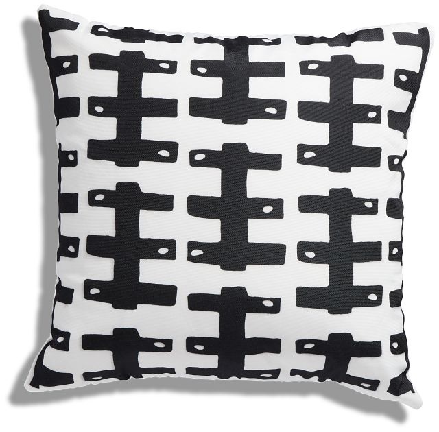 Tanya Black 20" Accent Pillow