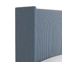 Captiva Lucy Navy 60" Upholstered Shelter Bed