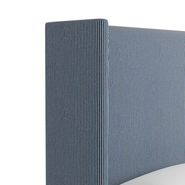 Captiva Lucy Navy 60" Upholstered Shelter Bed