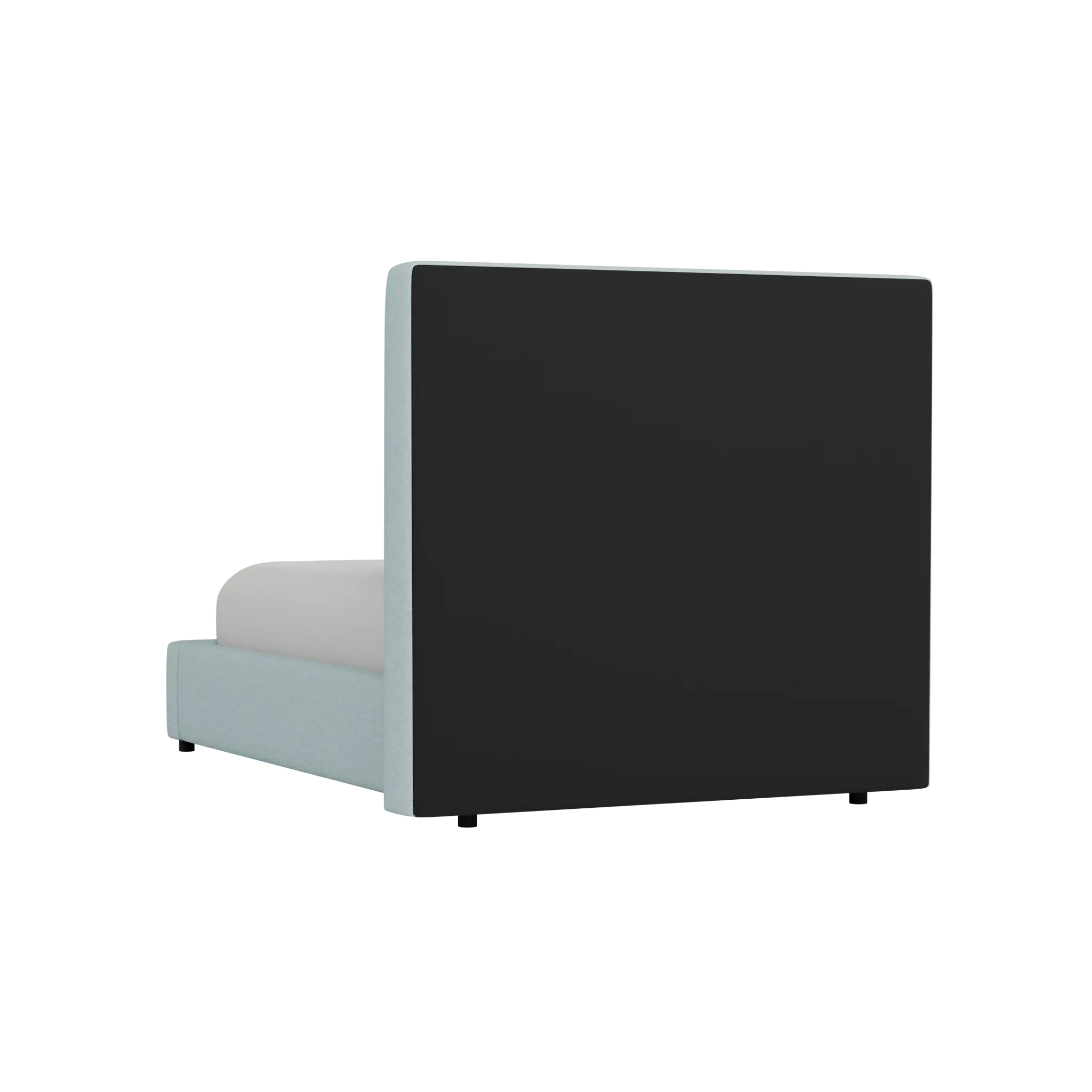 Grayton Elite Light Blue 54" Upholstered Platform Bed Grayton Elite Light Blue 54" Upholstered Platform Bed