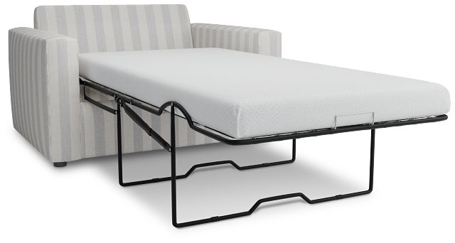 Siesta Sea Lane Light Gray Fabric Memory Foam Sleeper
