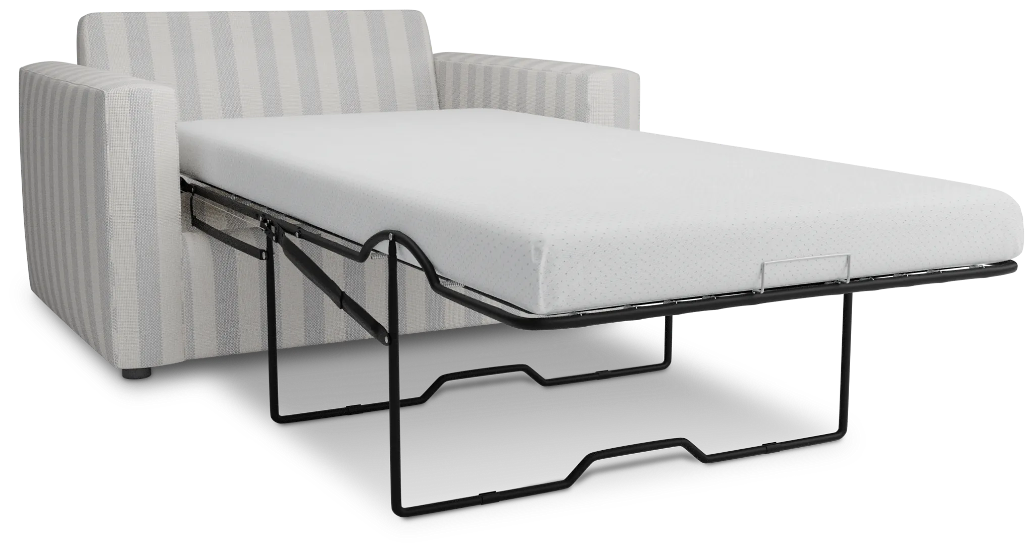 Siesta Sea Lane Light Gray Fabric Memory Foam Sleeper