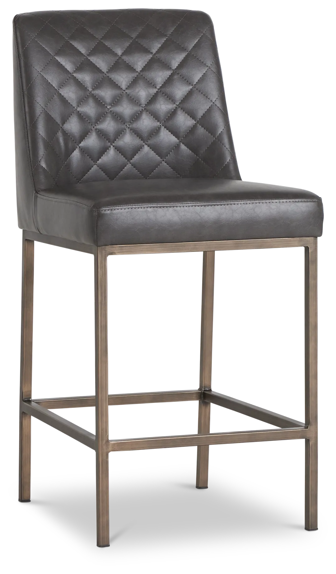 Sierra Dark Gray Bonded Ltr 24" Barstool