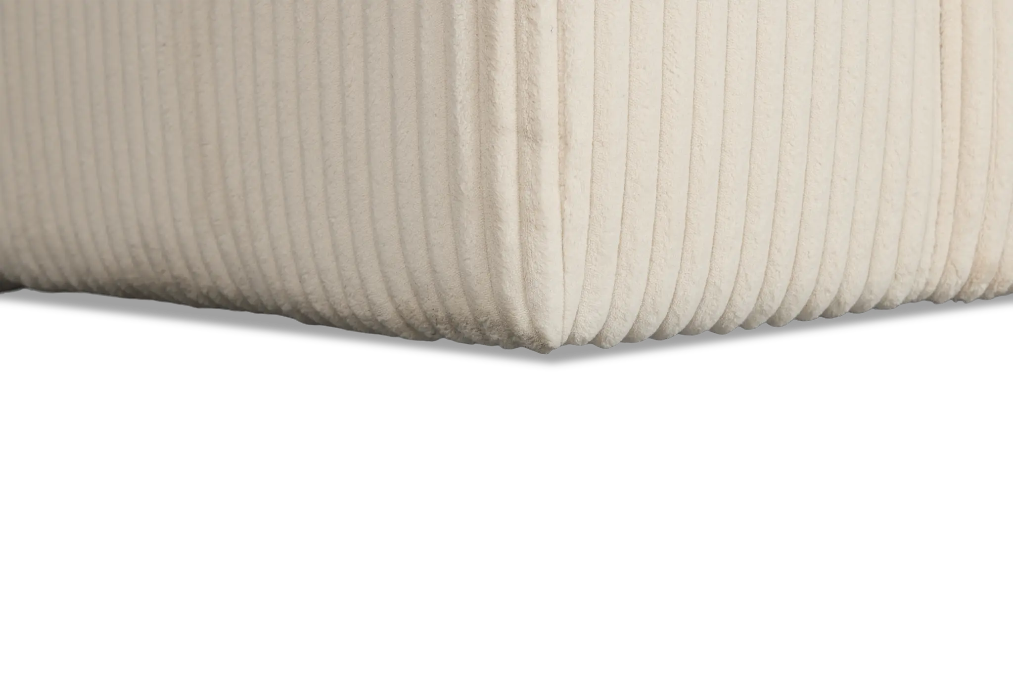 Charlie Ivory Fabric Large Two-arm Sectional Charlie Ivory Fabric Large Two-arm Sectional