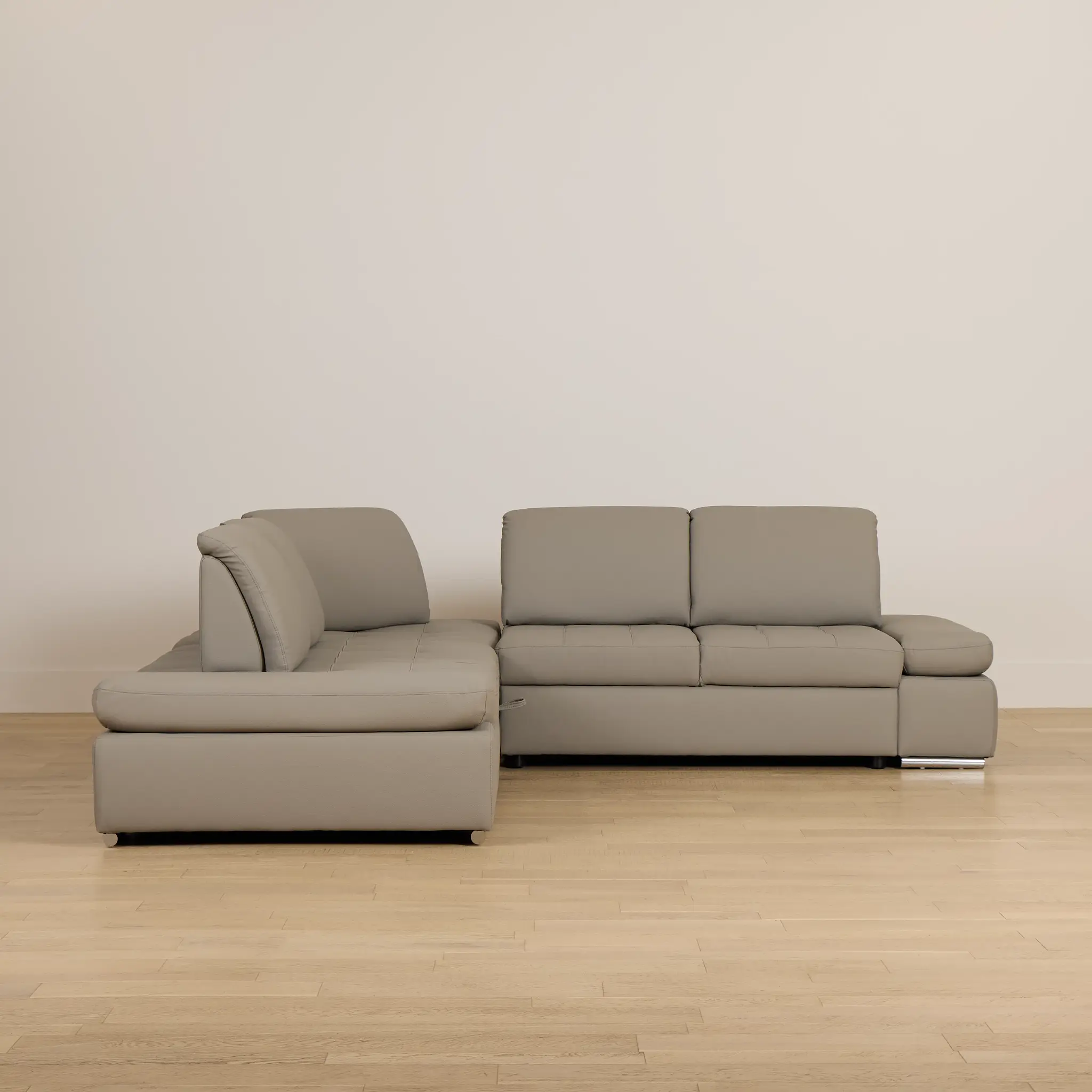 Eden Gray Micro Small 2-arm Left Sleeper Sectional Eden Gray Micro Small 2-arm Left Sleeper Sectional