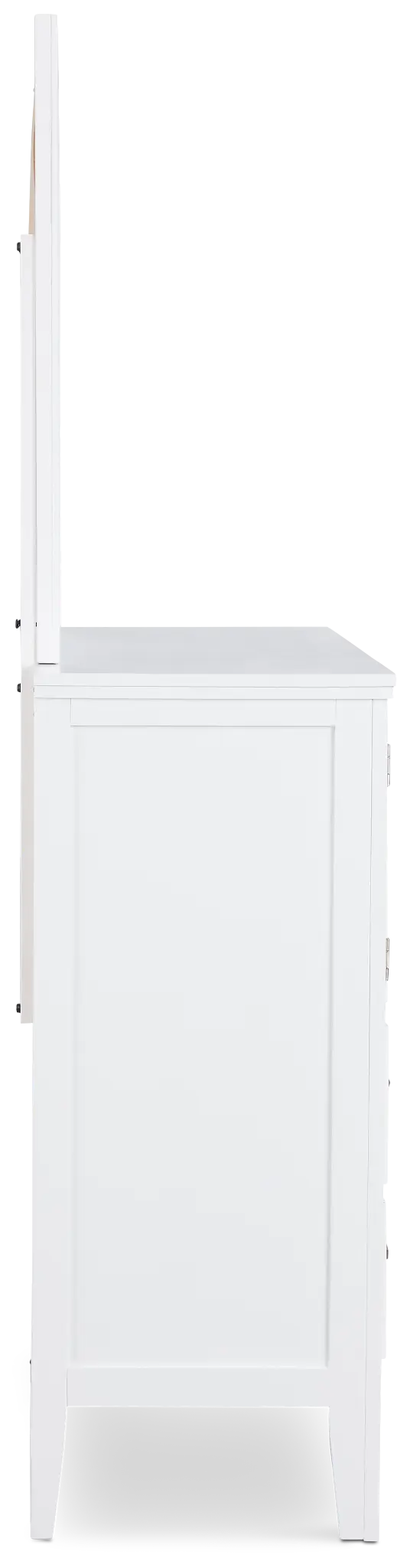 Seabrook White Large Dresser & Mirror Seabrook White Large Dresser & Mirror