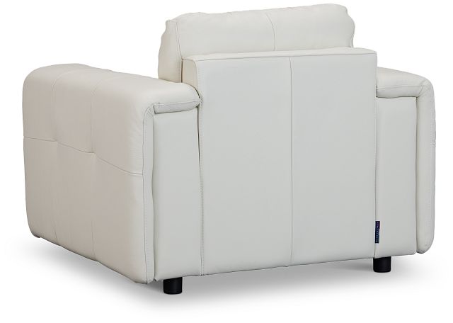 Rowan Light Beige Leather Chair