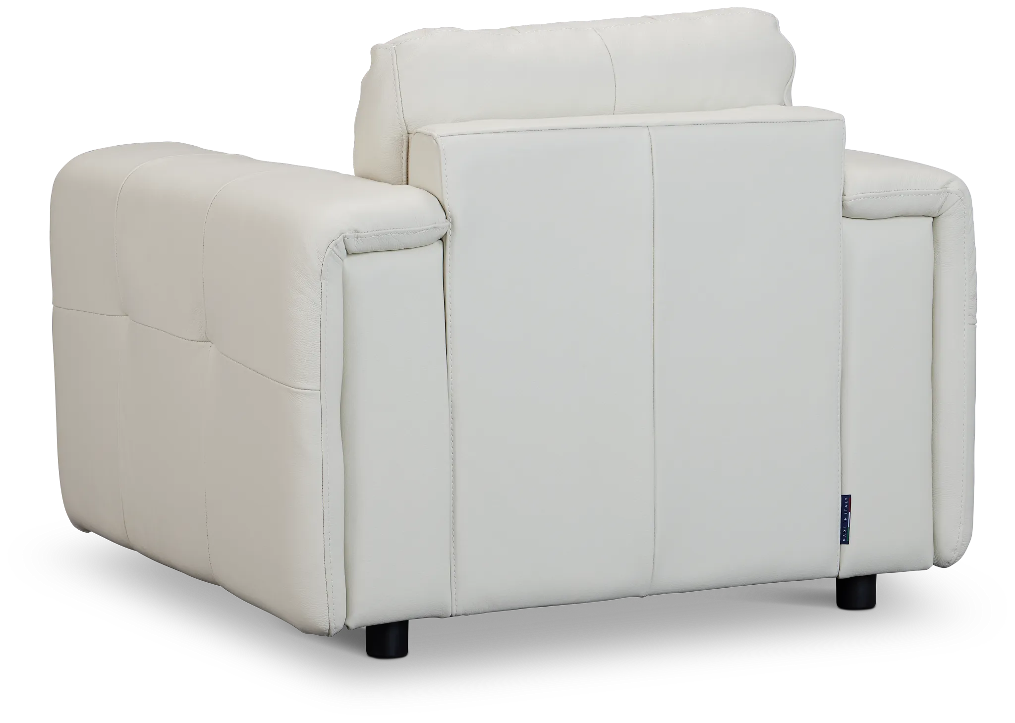 Rowan Light Beige Leather Chair