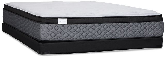 Kevin Charles By Sealy Essential Plush Low-profile Mattress Set