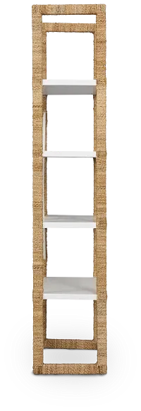 Marley Light Tone Woven Bookcase