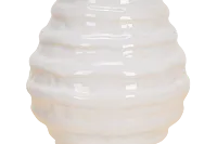 Eme White Stripe Candle Holder