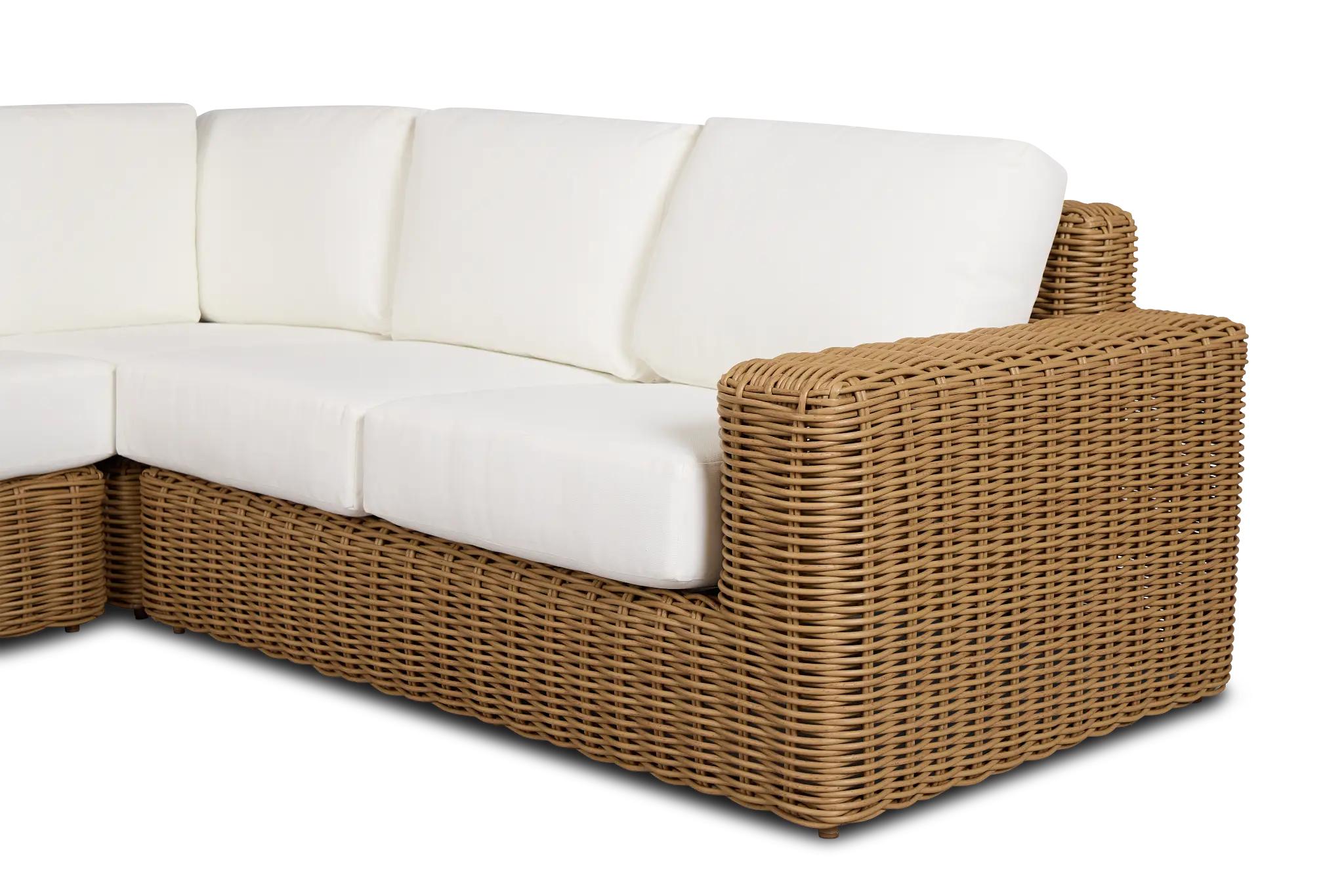 Mallorca Brown White Small Two-arm Sectional Mallorca Brown White Small Two-arm Sectional