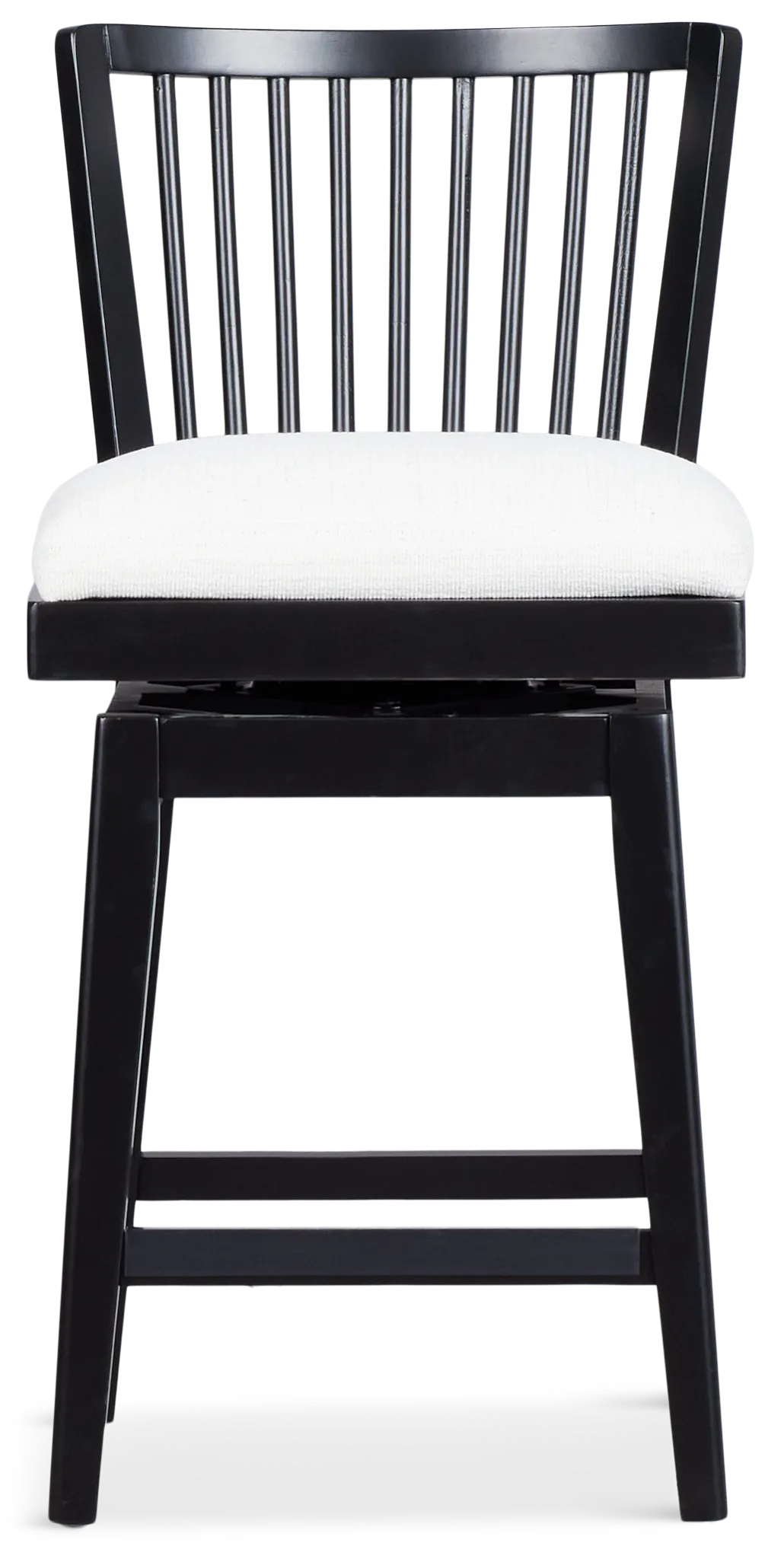 Southlake Black 24" Swivel Barstool