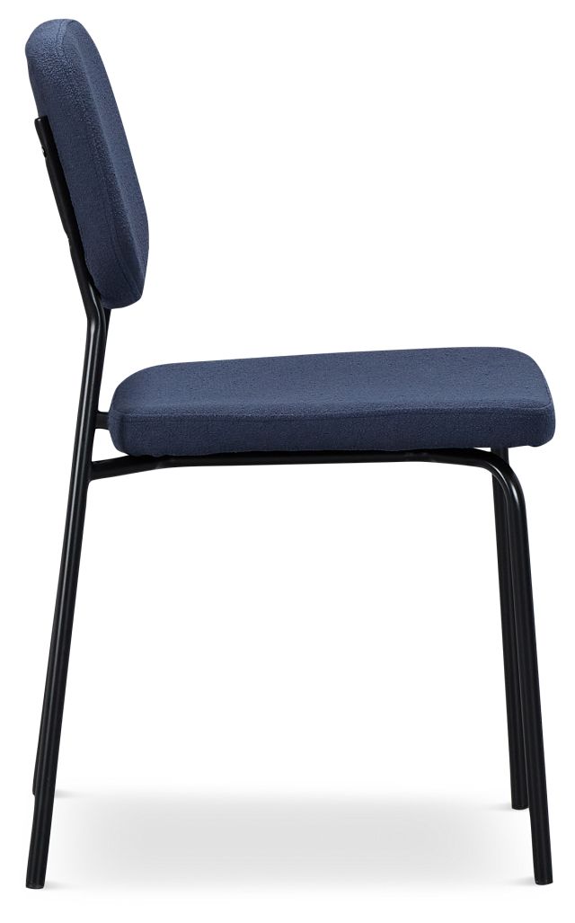 Andover Dark Blue Upholstered Side Chair