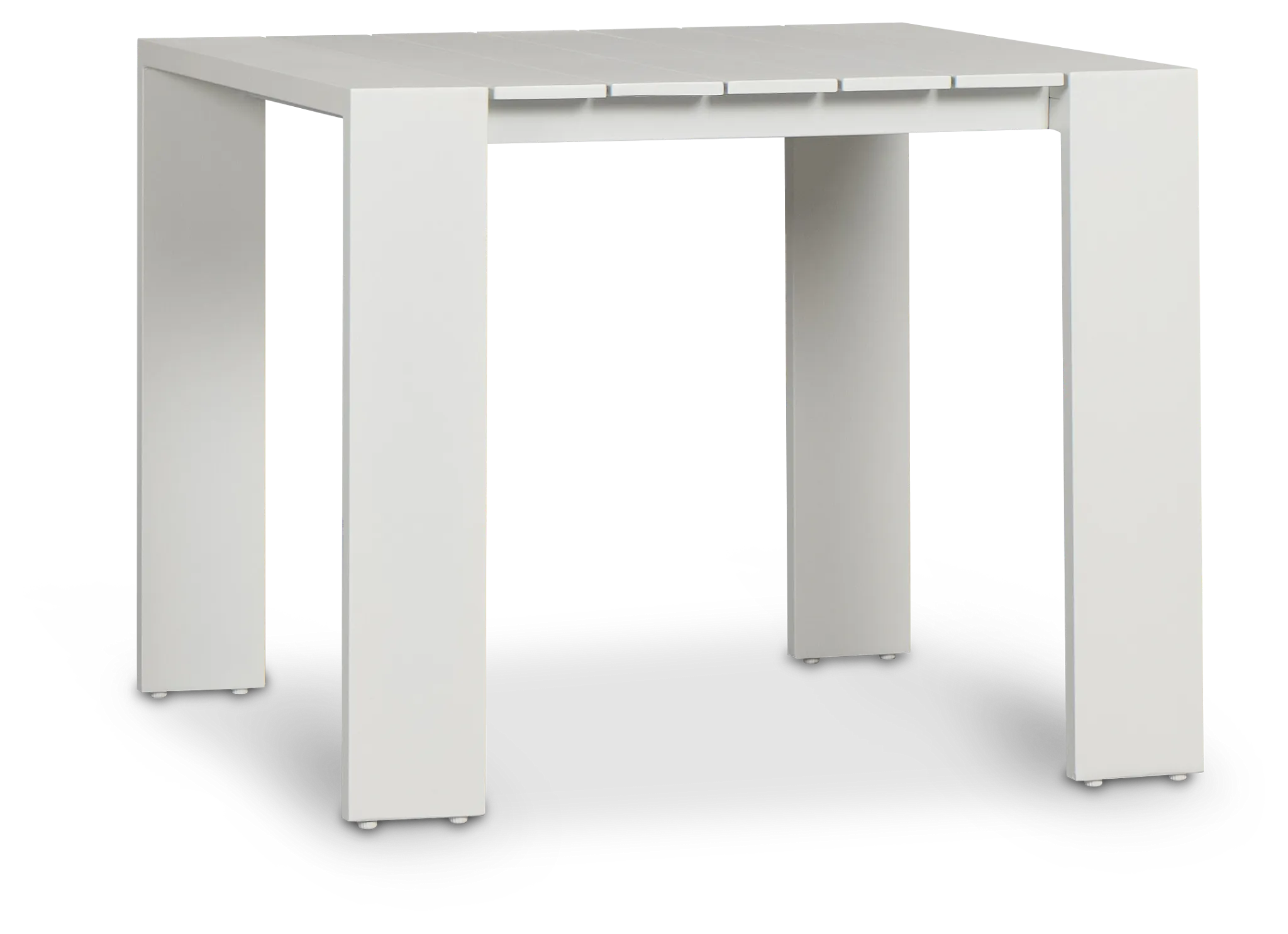 Sunrise White 35" Square Table