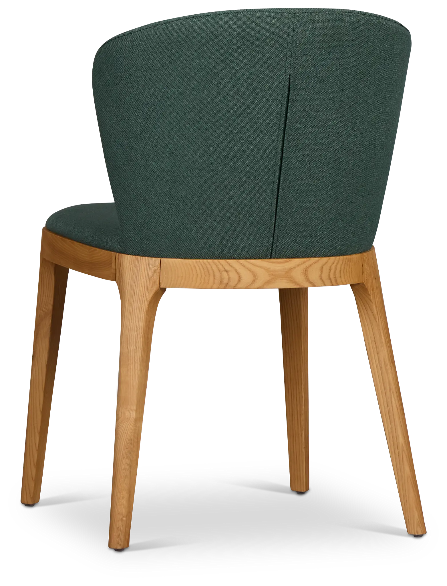 Nomad Dark Green Upholstered Side Chair With Light Tone Legs Nomad Dark Green Upholstered Side Chair With Light Tone Legs