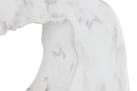 Becca White Polyresin Table Lamp