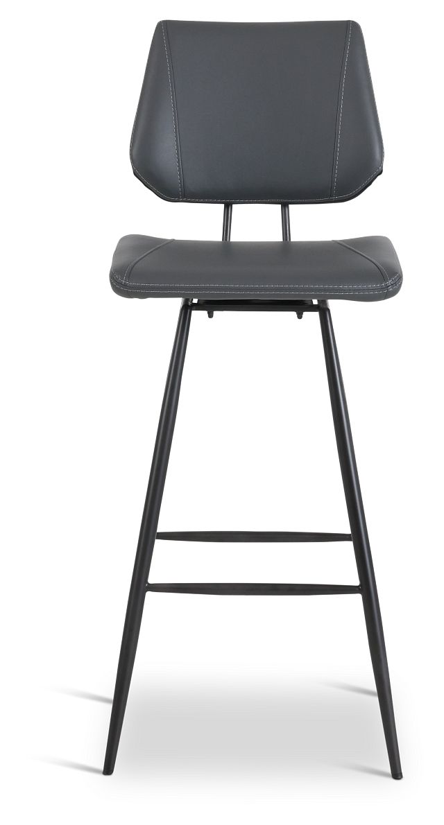 Gunnar Dark Gray 30" Upholstered Barstool