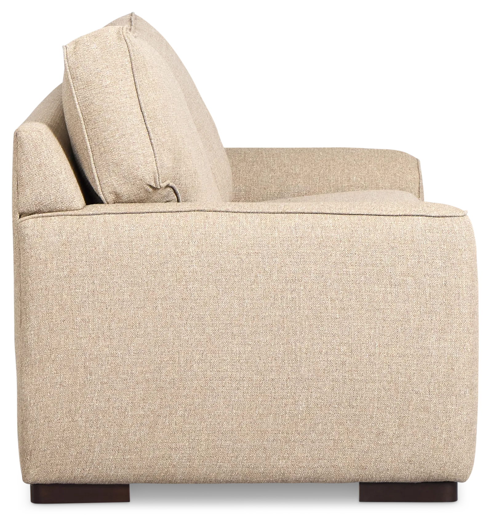 Sinclair Brown Fabric Memory Foam Sleeper