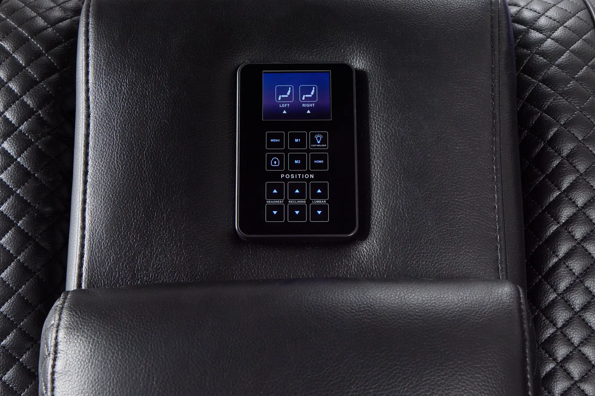 Troy Black Micro Right Console Love Reclining Sectional Troy Black Micro Right Console Love Reclining Sectional