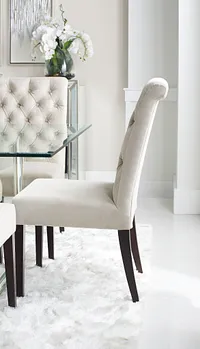 Sloane Light Beige Upholstered Side Chair
