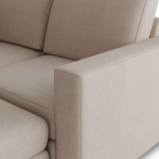 Citymod Beige Fabric 8-piece Pit Sectional