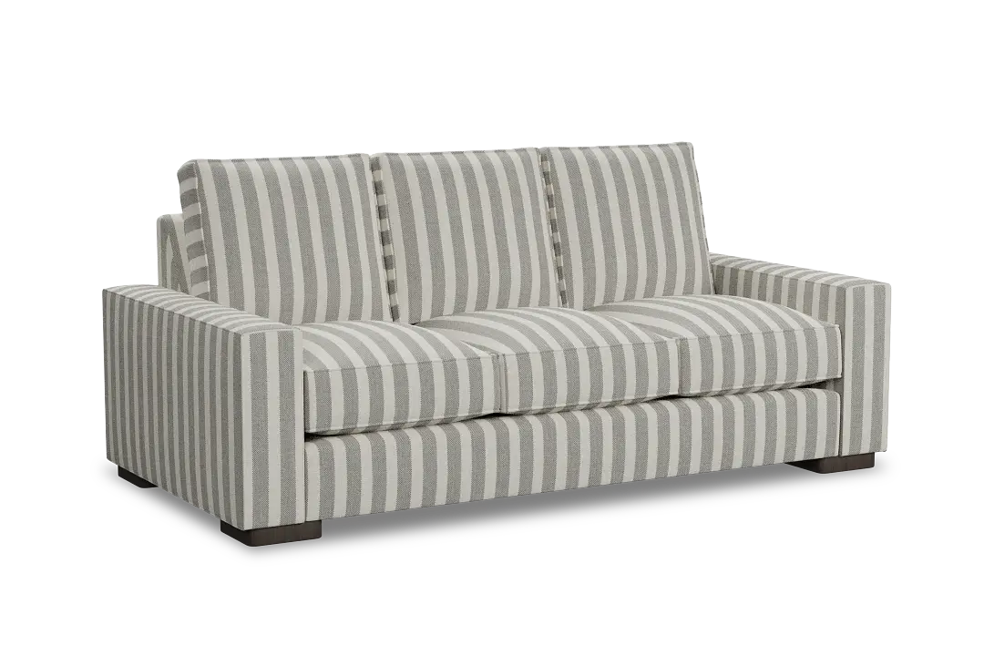 Edgewater Sea Lane Dark Gray 84" Sofa W/ 3 Cushions Edgewater Sea Lane Dark Gray 84" Sofa W/ 3 Cushions