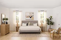 Lyndie Light Tone Round End Table