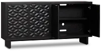 Palonna Black 4 Door Credenza